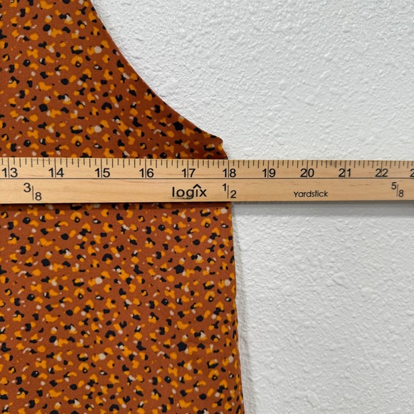 LOFT Outlet Petite‎ Brown Ditsy Floral Print Camisole Top Buttons - Picture 6 of 8